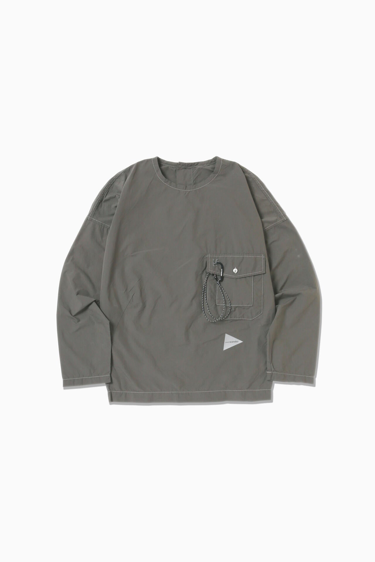 CORDURA typewriter LS pullover (W) | and wander（アンドワンダー
