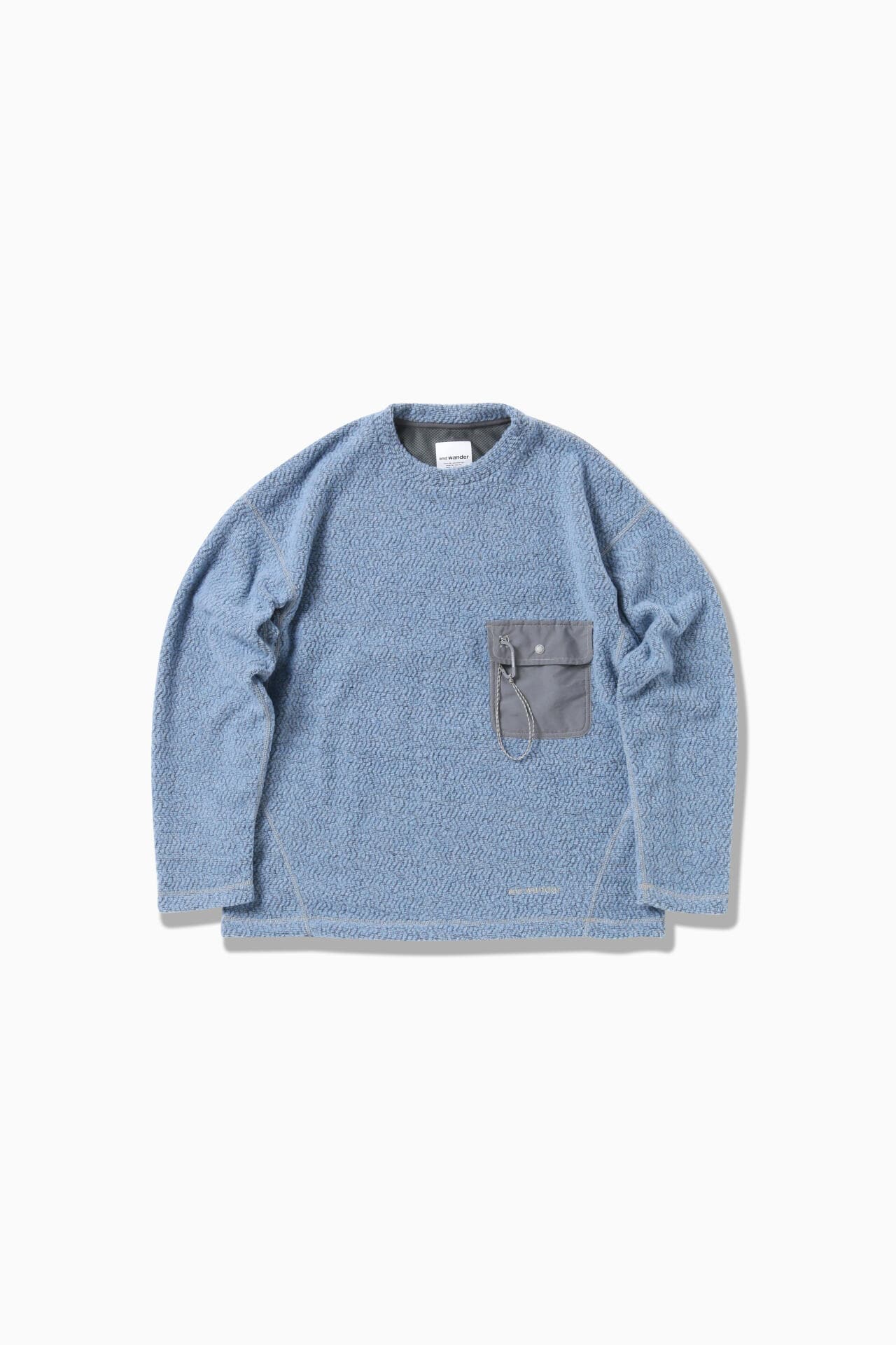 らやかたアンドワンダーre wool JQ crew neck ワンピース and wander re wool JQ crew neck – unexpected store