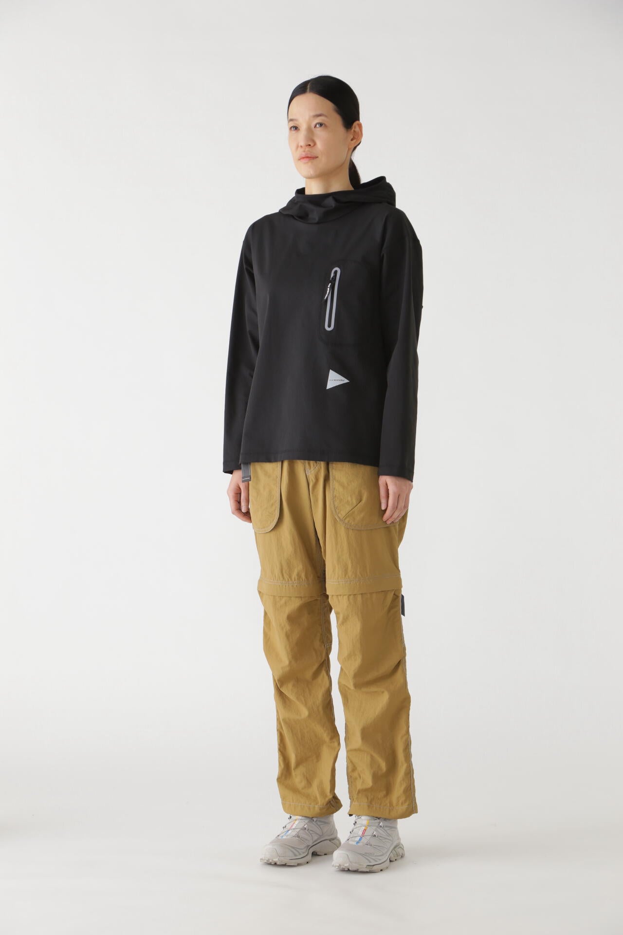 and wander アンドワンダー Kevlar hoodie サイズ2 and wander アンドワンダー Kevlar hoodie サイズ2 - メルカリ