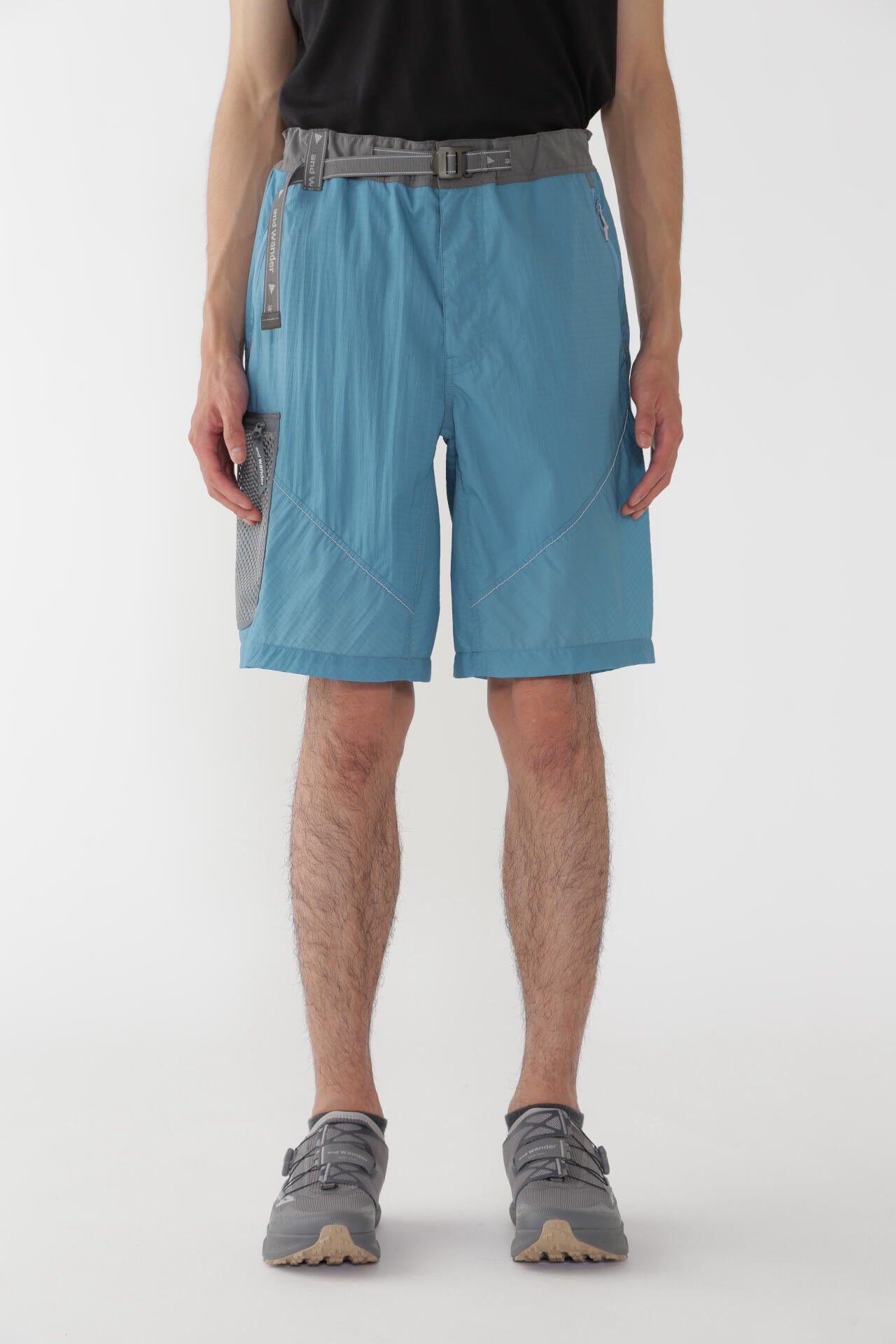 breath rip short pants | and wander（アンドワンダー） ｜【公式