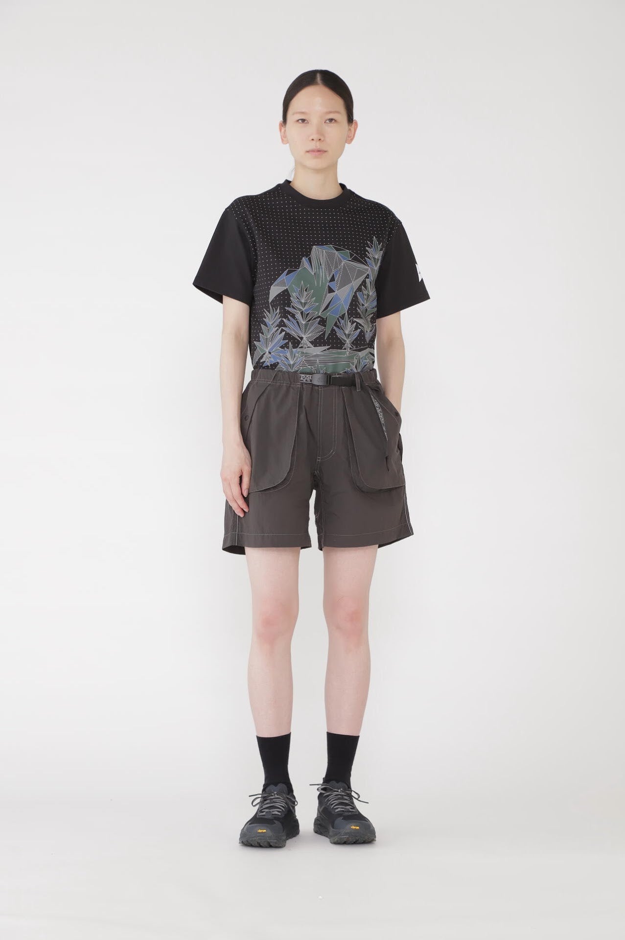 GRAMICCI × and wander brushed nylon short | and wander（アンド