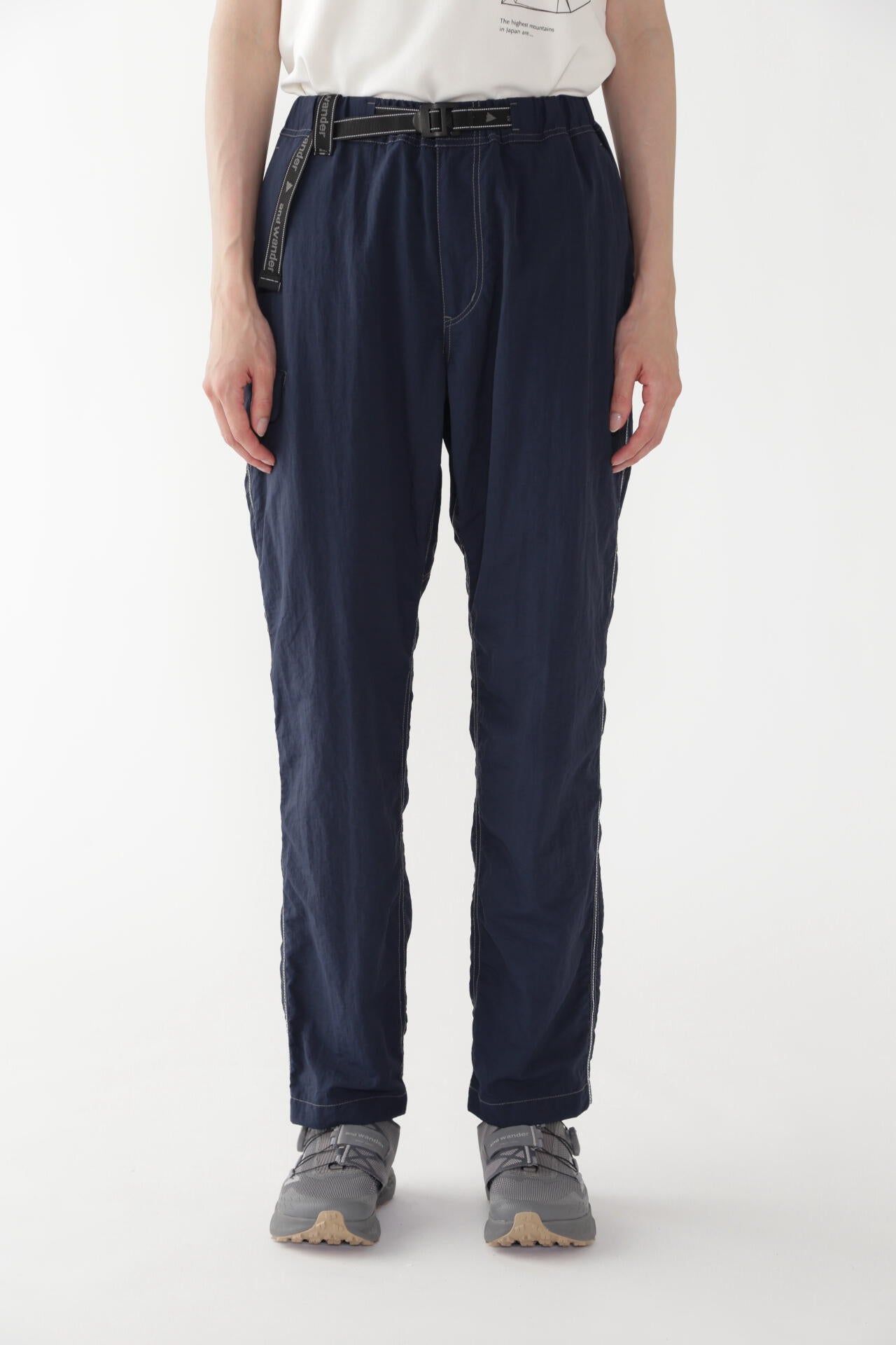 Ny taffeta hiker pants | and wander（アンドワンダー） ｜【公式
