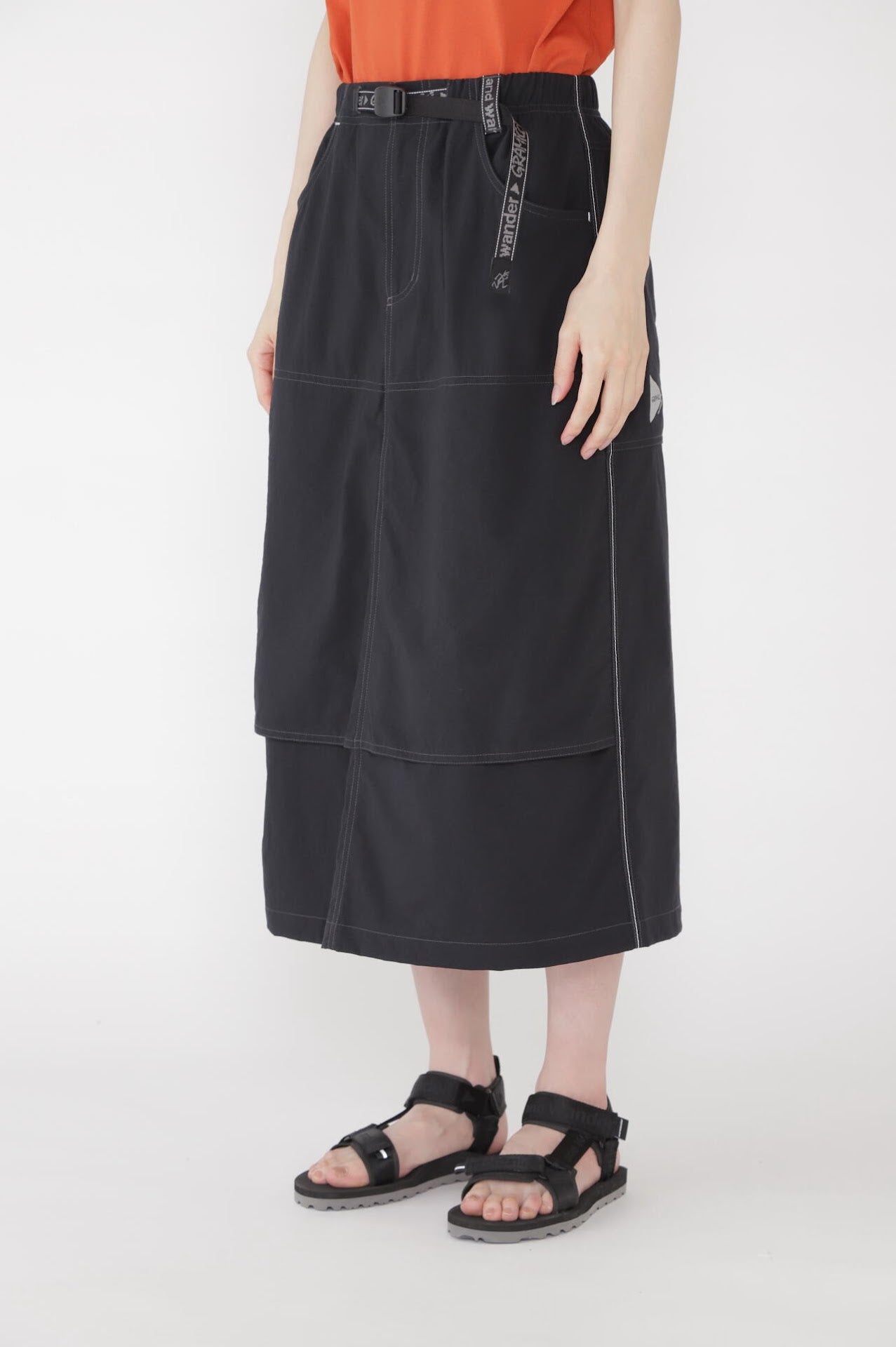 GRAMICCI × and wander nylon double knee skirt | and wander（アンド