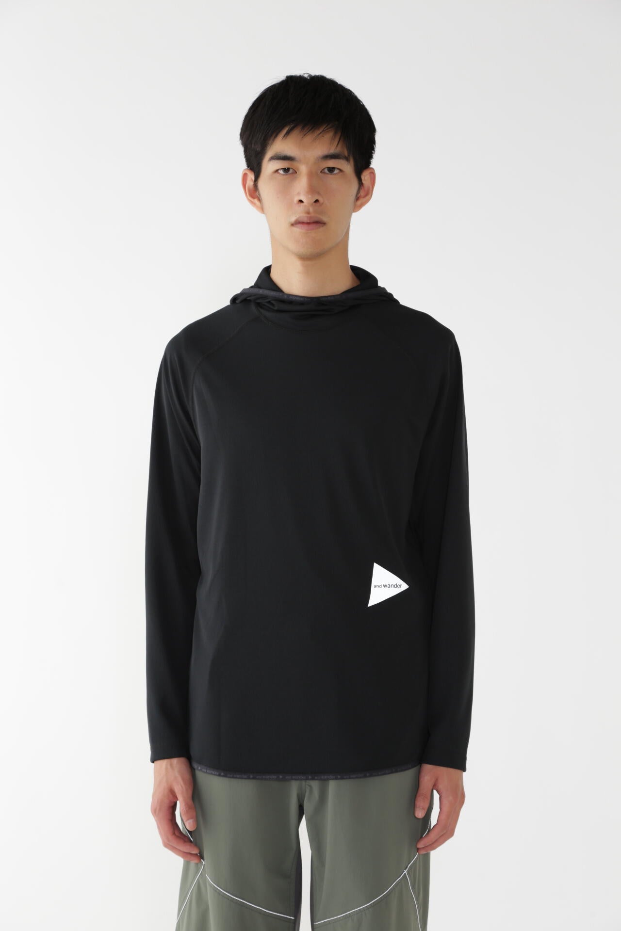 dry jersey LS hoodie | and wander（アンドワンダー） ｜【公式】通販