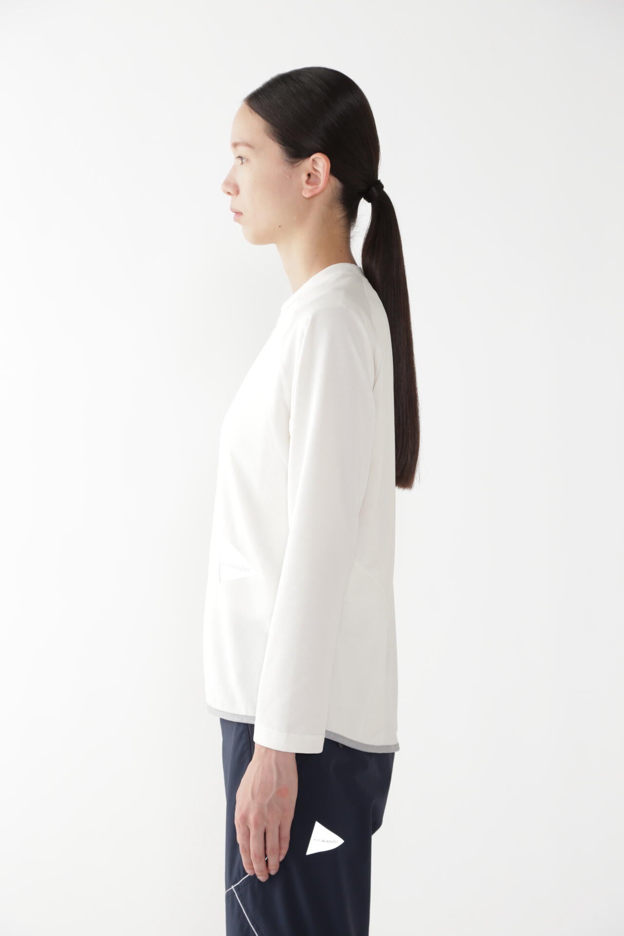 dry jersey raglan LS T | and wander（アンドワンダー） ｜【公式