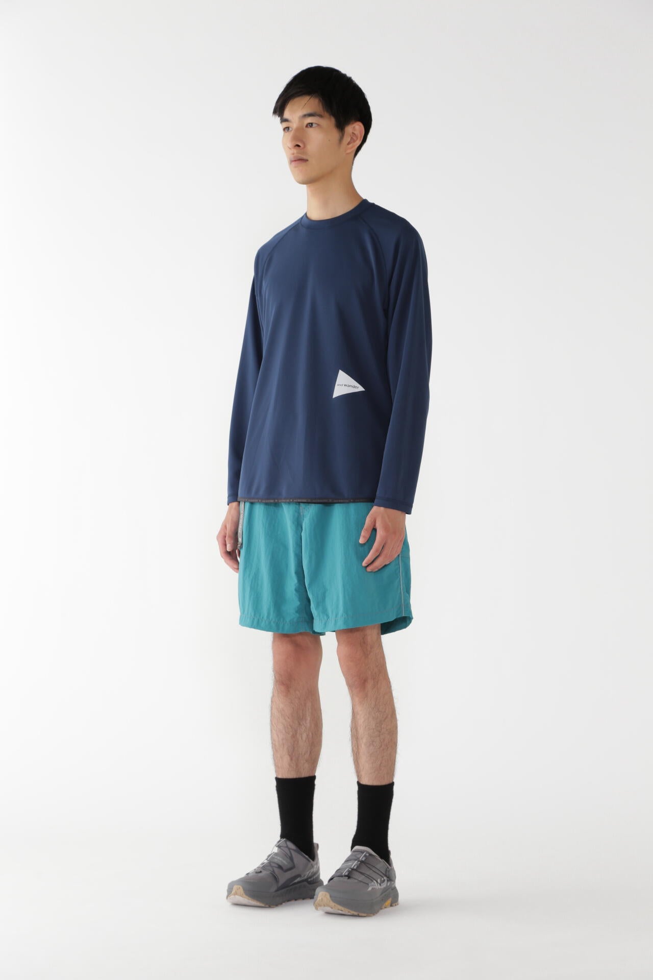 dry jersey raglan LS T | and wander（アンドワンダー） ｜【公式