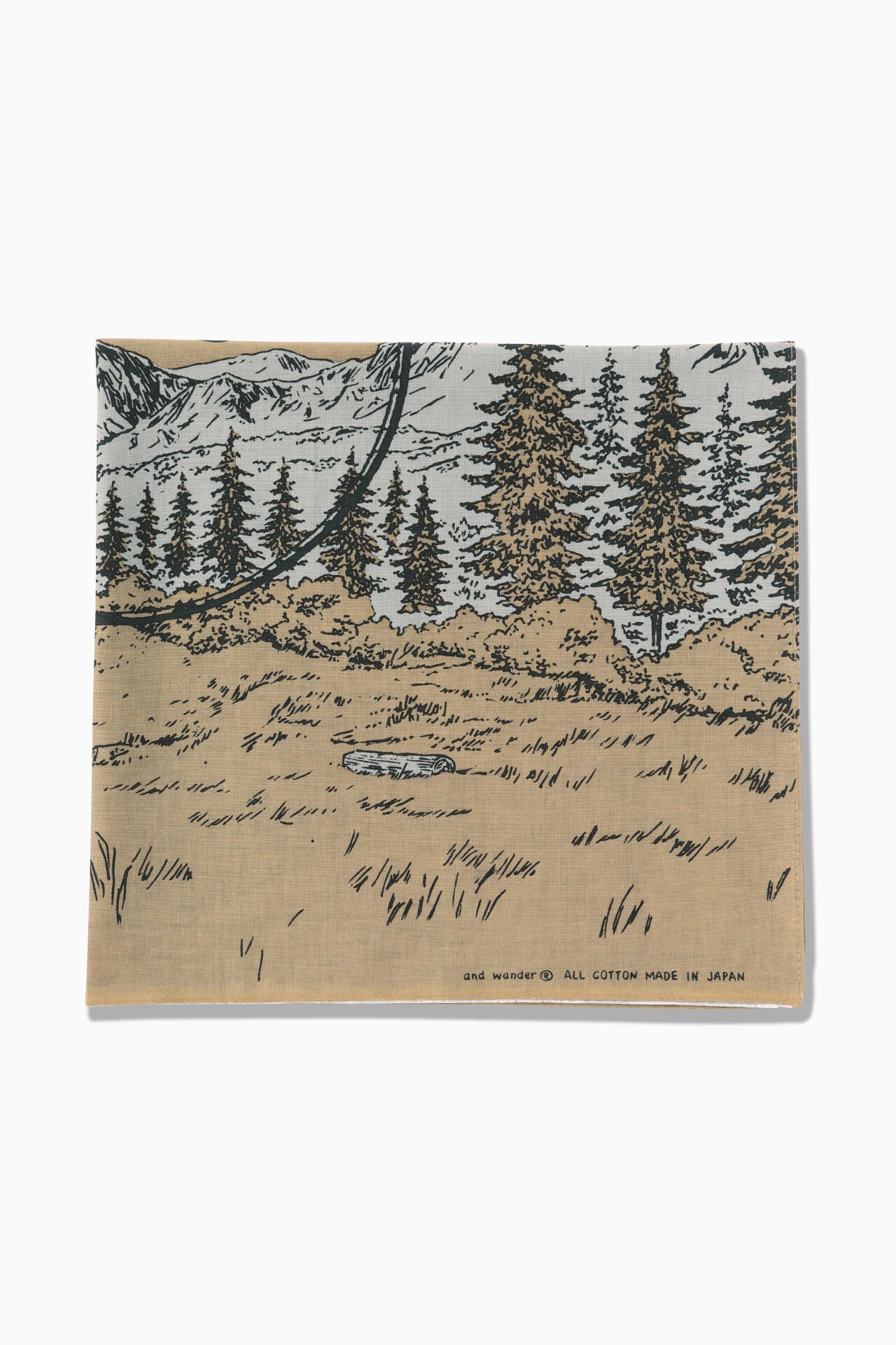 hiking club bandanna | and wander（アンドワンダー） ｜【公式】通販