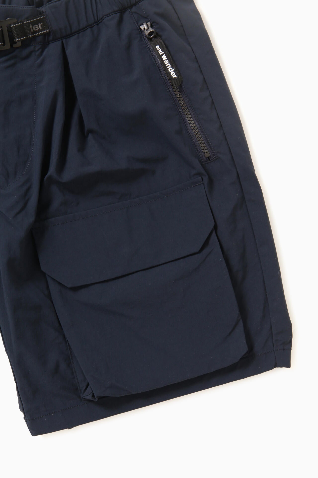 twill short pants (M) | and wander（アンドワンダー） ｜【公式