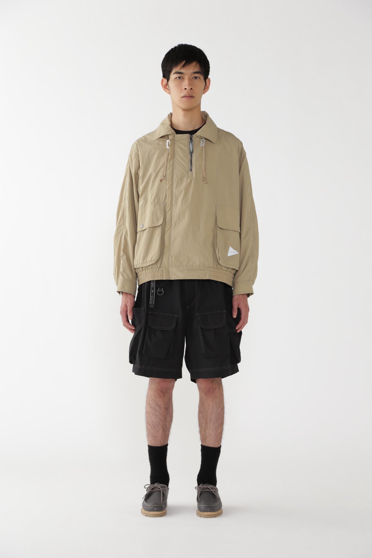multi pocket short pants (M) | and wander（アンドワンダー