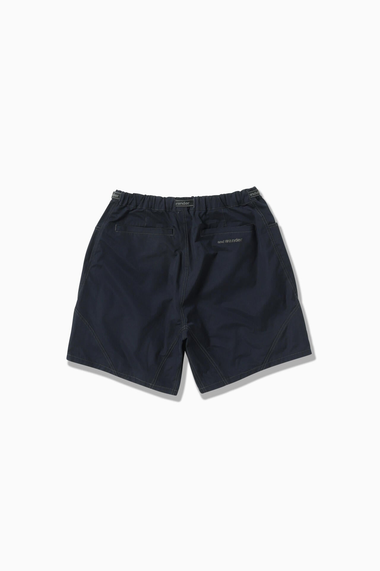 high count cloth short pants (M) | and wander（アンドワンダー