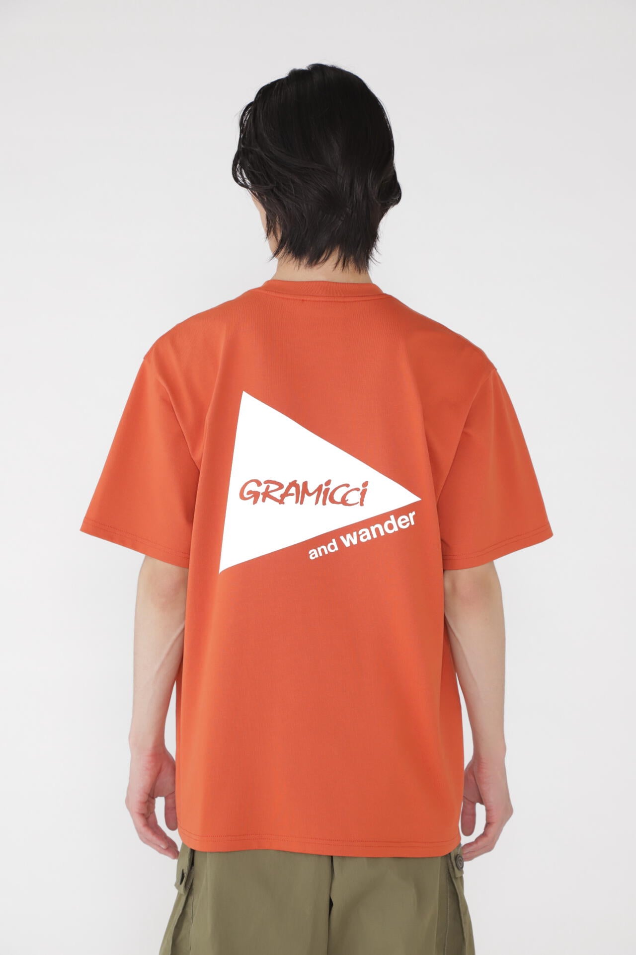 GRAMICCI × and wander backprint tee | and wander（アンドワンダー