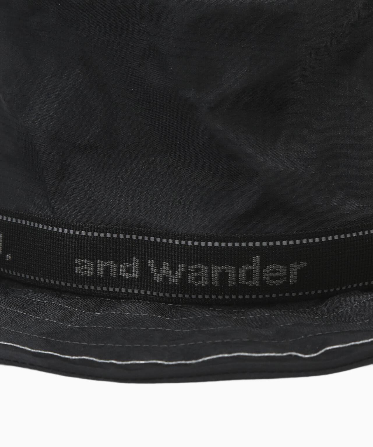 and wander アンドワンダー JQ tape hat 黒 BLACK 楽天市場】アンドワンダー JQテープハット and wander JQ tape