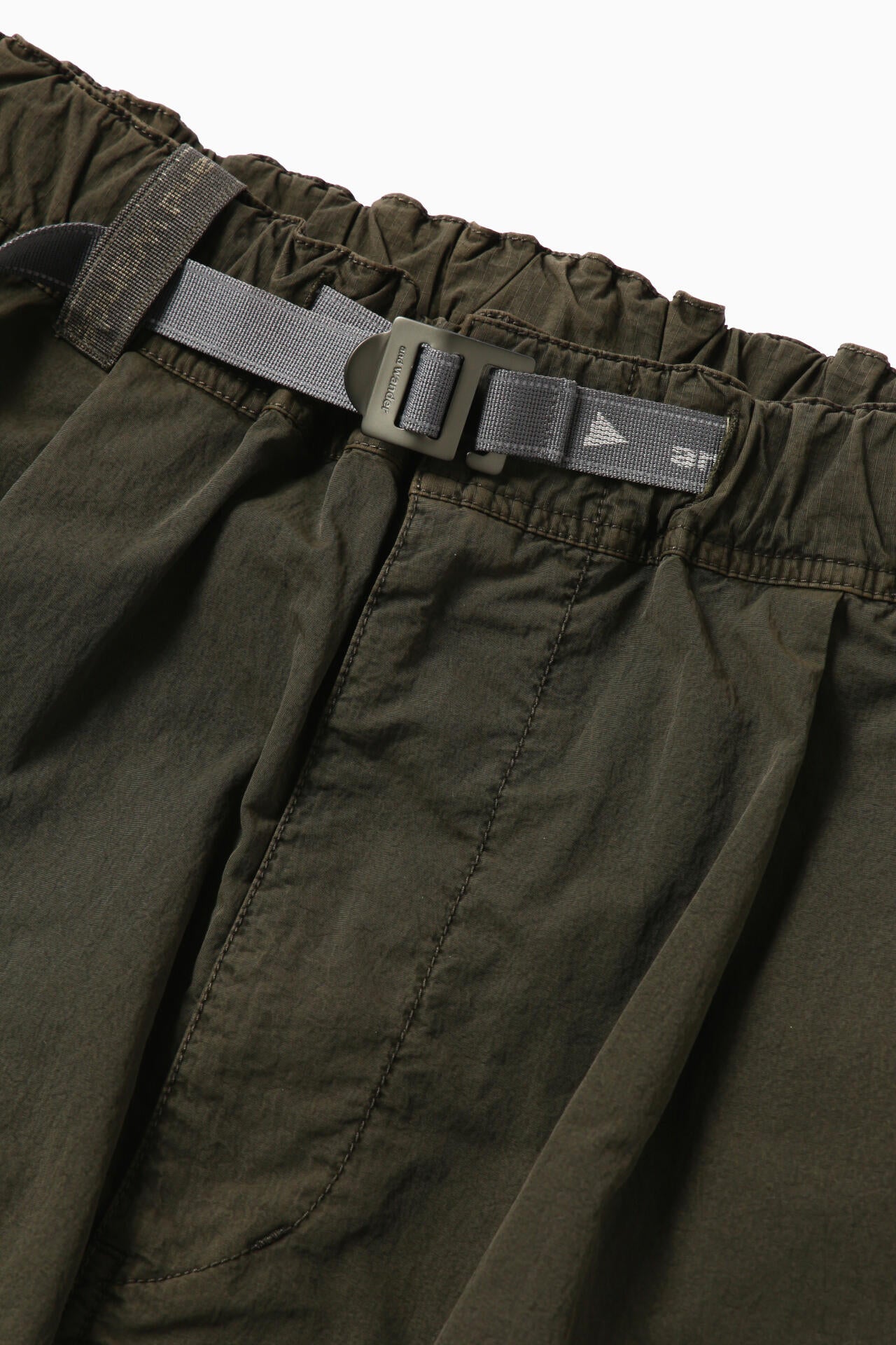 ROA x and wander garment dye nylon pants | and wander（アンド