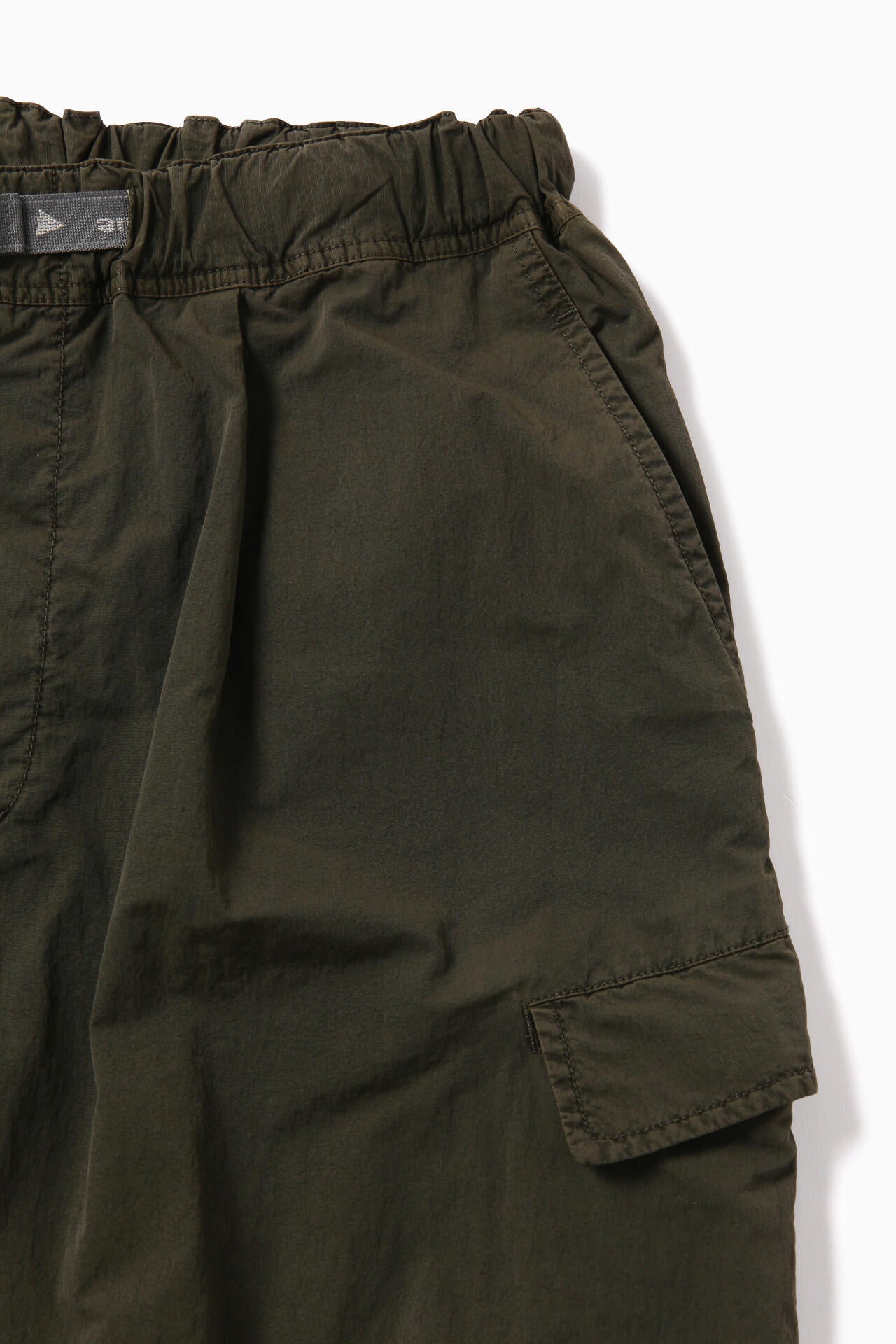 ROA x and wander garment dye nylon pants | and wander（アンド
