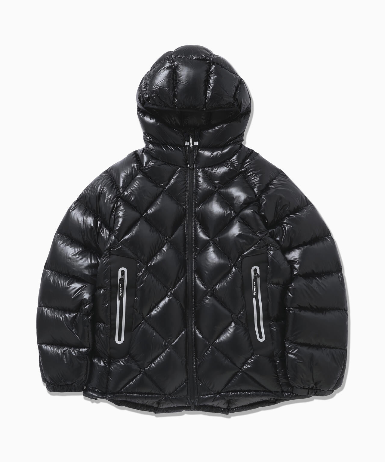 アンドワンダーdiamond stitch down hoodie diamond stitch down hoodie 2 | and wander（アンドワンダー