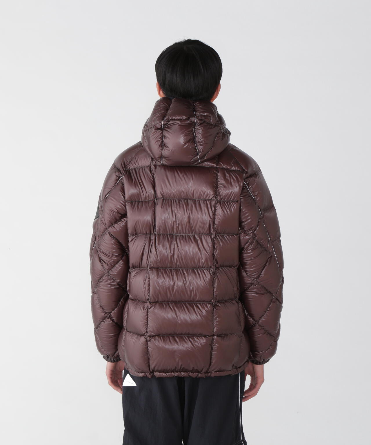 diamond stitch down hoodie 2 | and wander（アンドワンダー