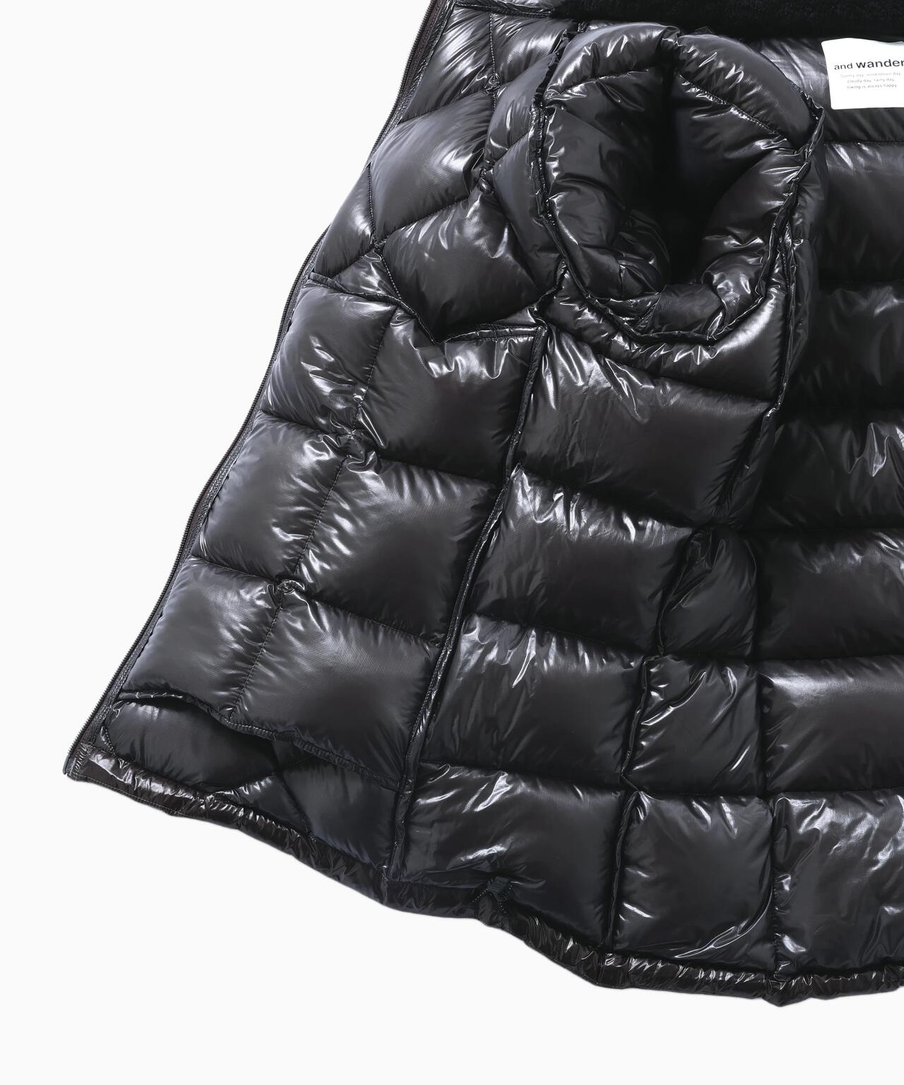 diamond stitch down hoodie 2 | and wander（アンドワンダー