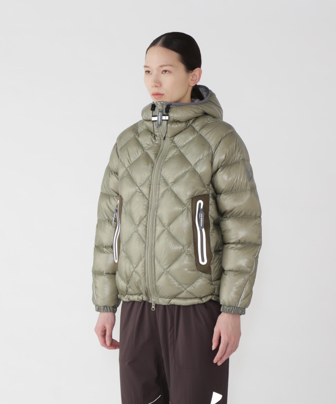 diamond stitch down hoodie 2