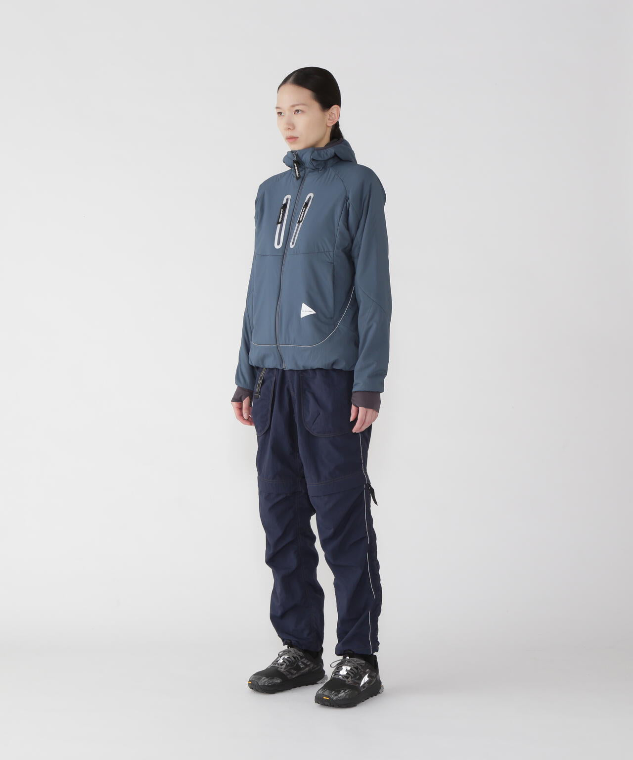 alpha AIR hoodie | and wander（アンドワンダー） ｜【公式】通販mix