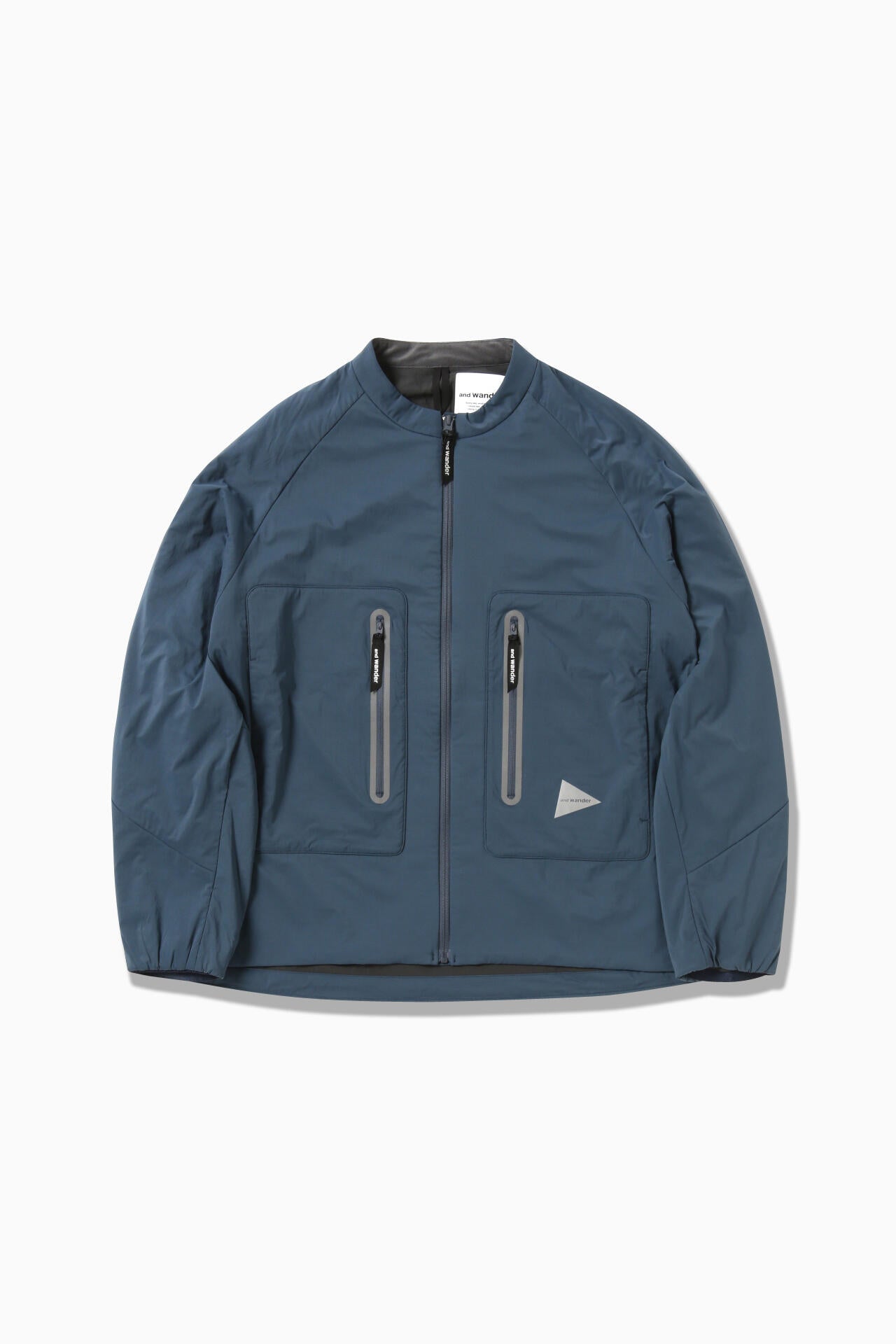 alpha AIR collarless jacket | and wander（アンドワンダー