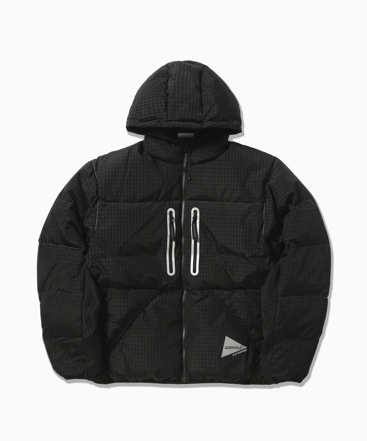 GRAMICCI × and wander wool check down jacket | and wander（アンド