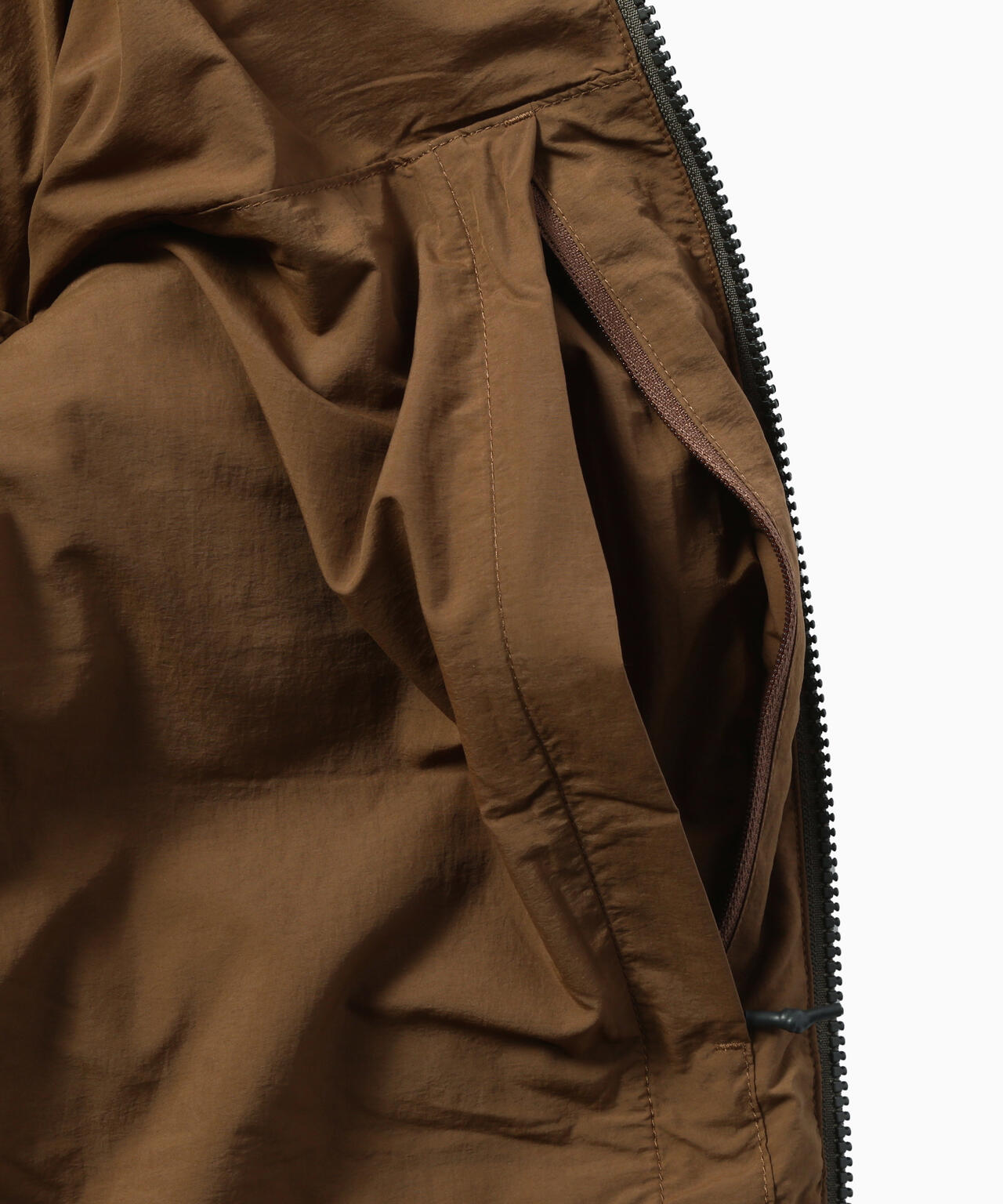 GRAMICCI × and wander wool check down jacket