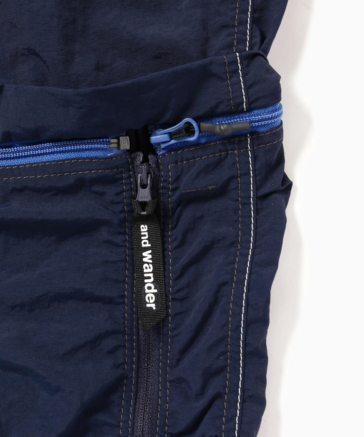 NY taffeta hiker 2way pants | and wander（アンドワンダー