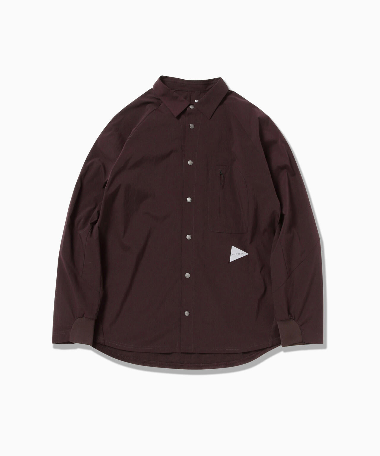 fleece base LS shirt | and wander(アンドワンダー) |【公式 fleece base LS shirt | and wander(アンドワンダー) |【公式
