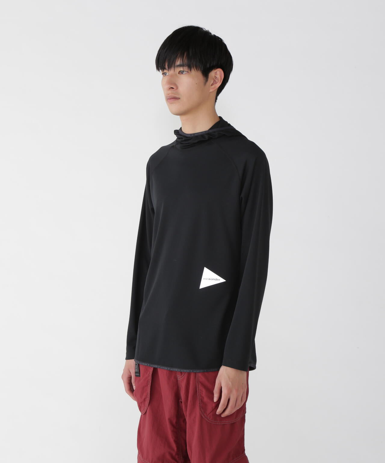dry jersey LS hoodie | and wander（アンドワンダー） ｜【公式