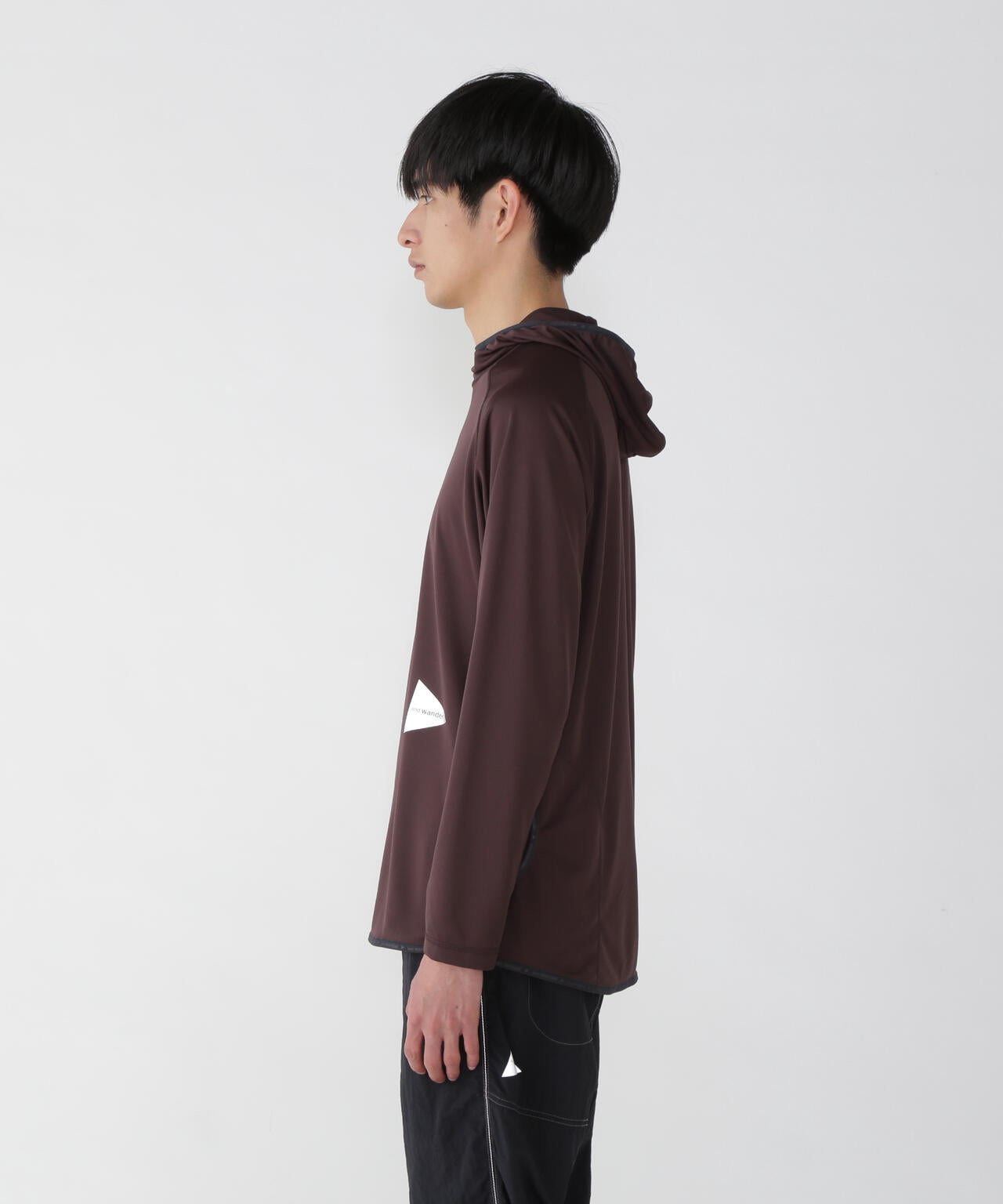 dry jersey LS hoodie | and wander（アンドワンダー） ｜【公式】通販