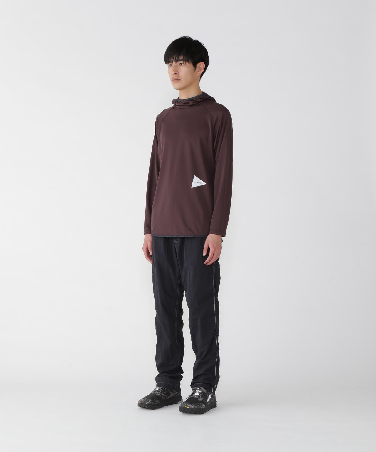 dry jersey LS hoodie | and wander（アンドワンダー） ｜【公式】通販