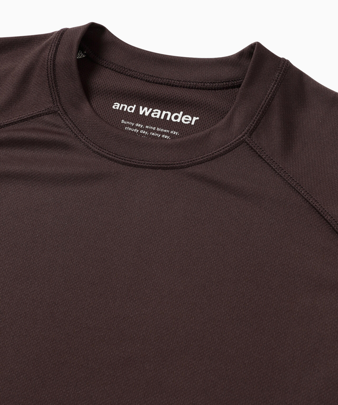 dry jersey raglan LS T | and wander（アンドワンダー） ｜【公式