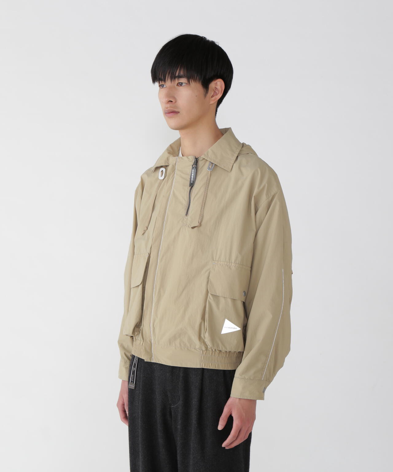 water repellent light jacket 2 | and wander（アンドワンダー