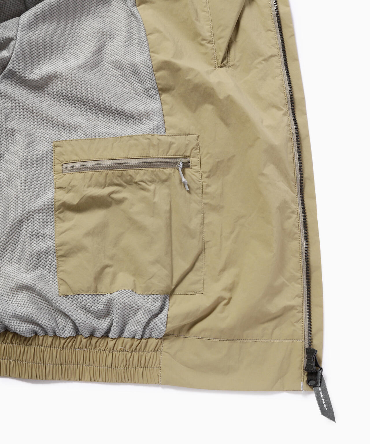 water repellent light jacket 2 | and wander（アンドワンダー