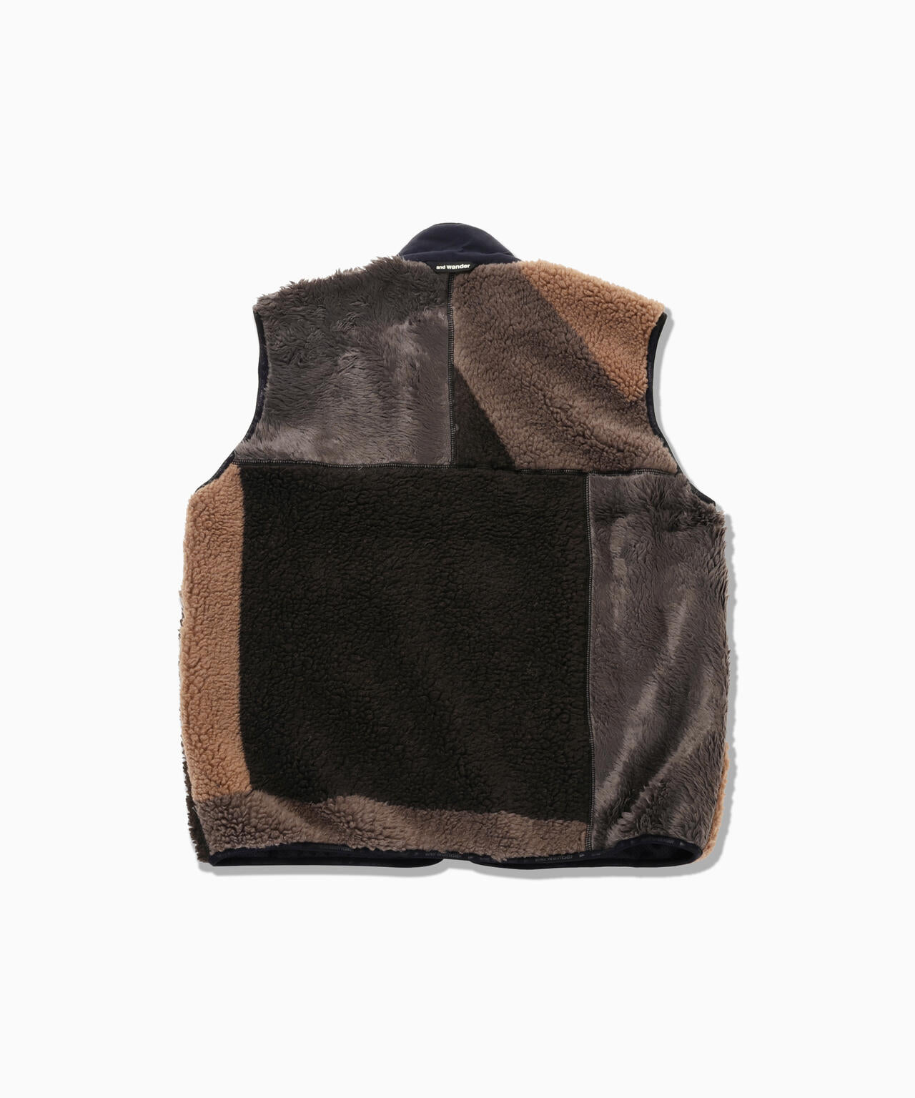 Mix boa vest