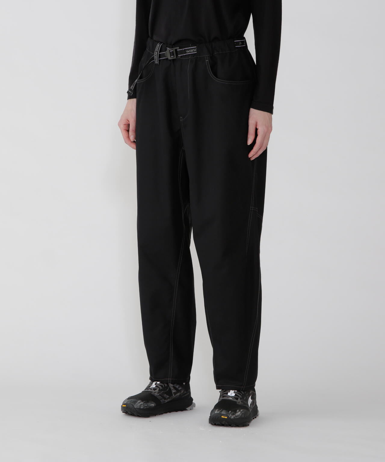 high count cloth wide pants