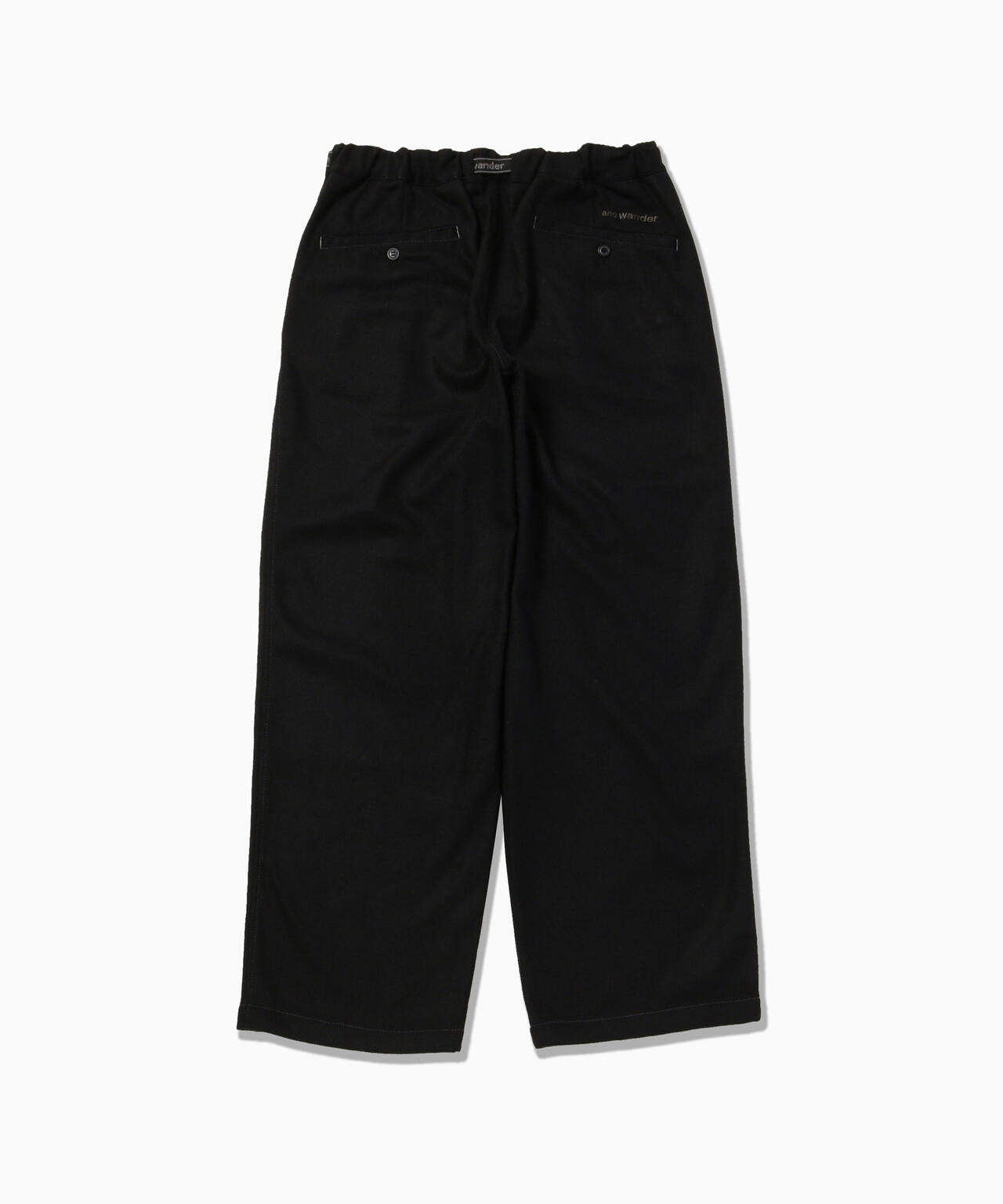 REWOOL tweed wide pants