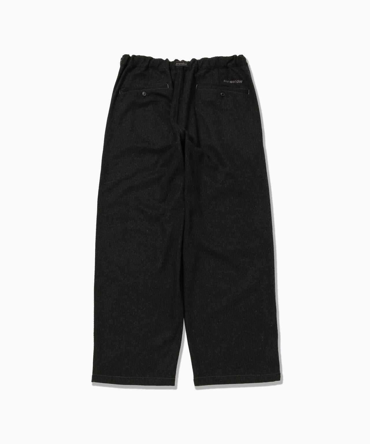 REWOOL tweed wide pants