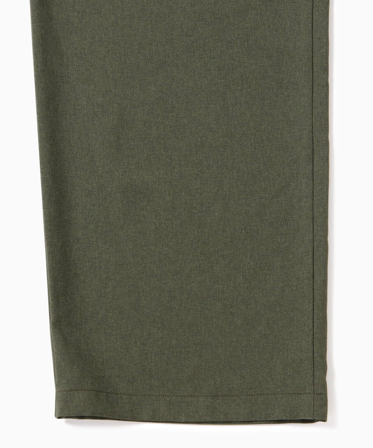 PE melange twill wide pants | and wander（アンドワンダー