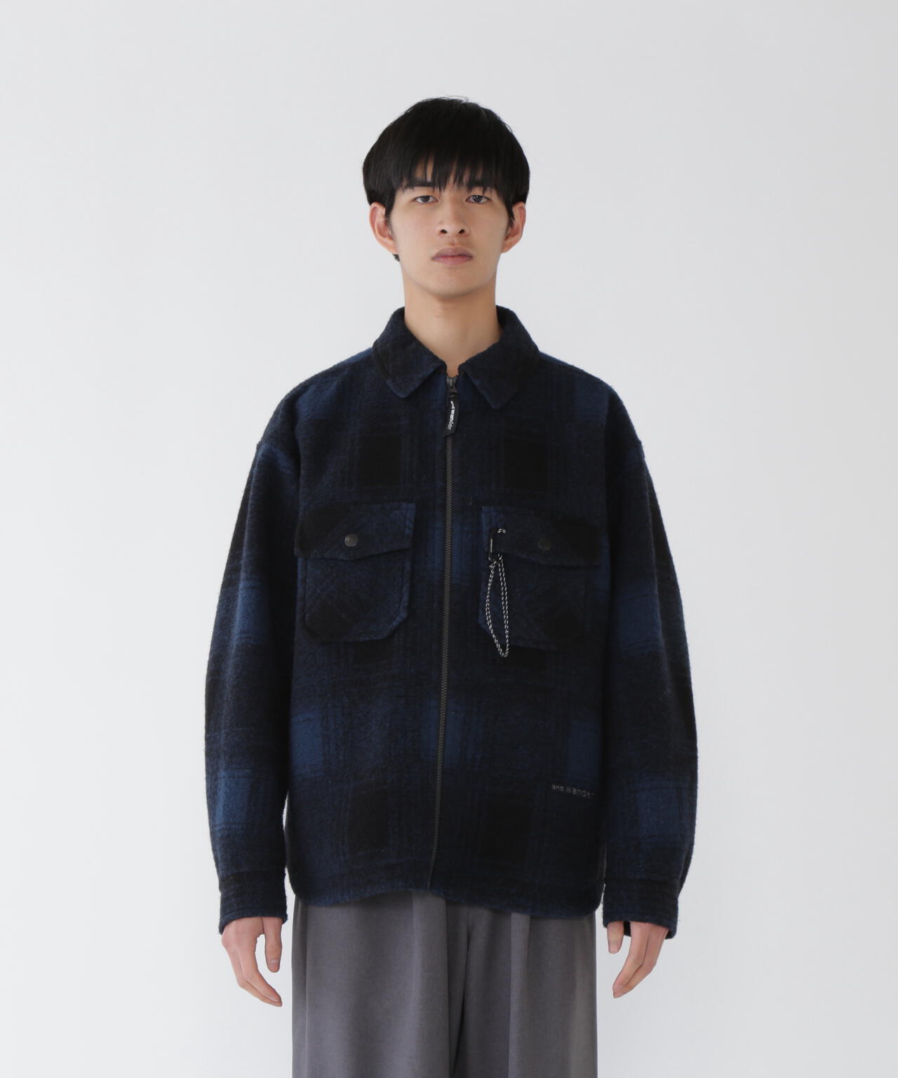 ジャケット・アウター WIND AND SEA zip shaggy jacket WIND AND SEA ZIP SHAGGY JACKET