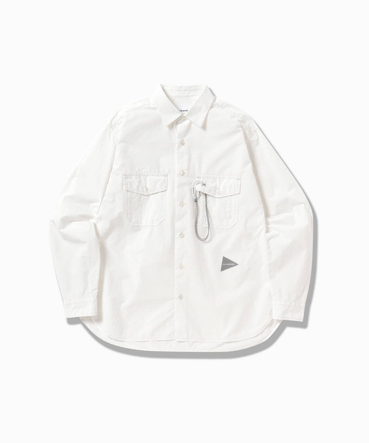 CORDURA typewriter LS shirt | and wander（アンドワンダー