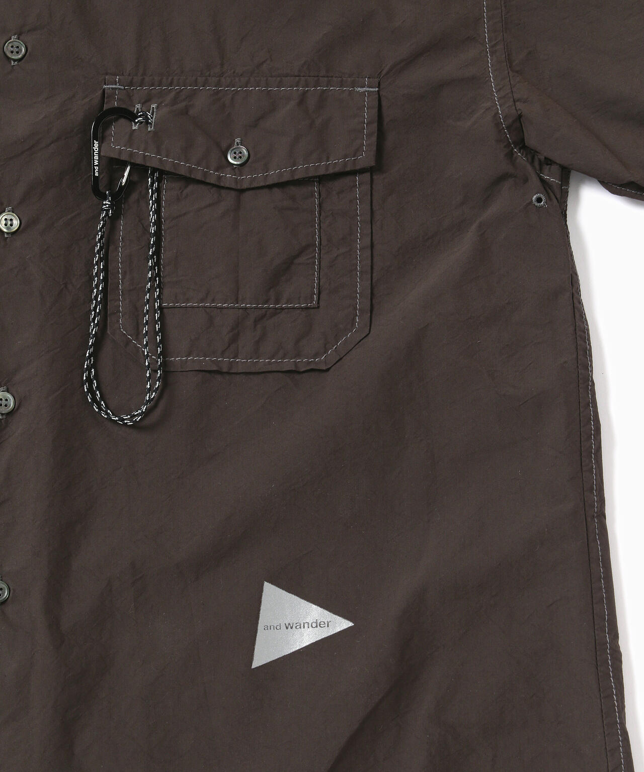 CORDURA typewriter LS shirt | and wander（アンドワンダー