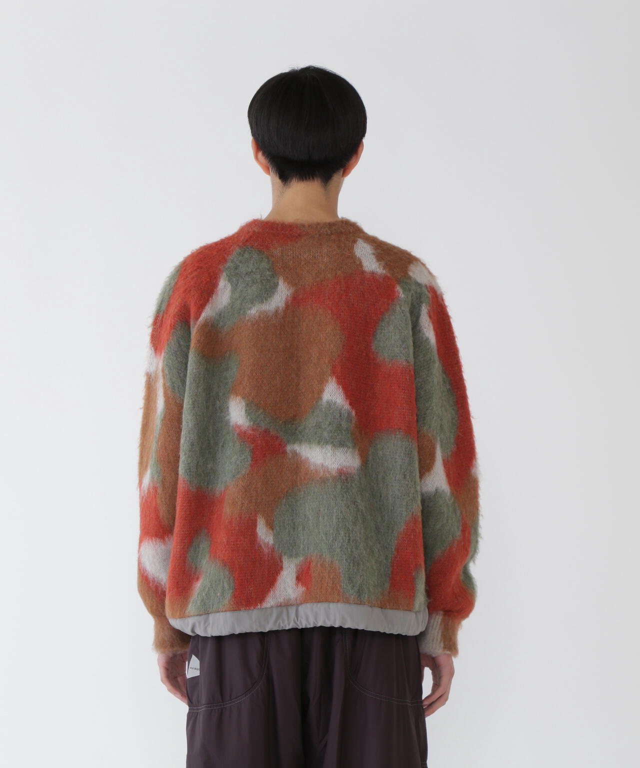 soy soy様 mix color shaggy knit sweater | and wander（アンドワンダー