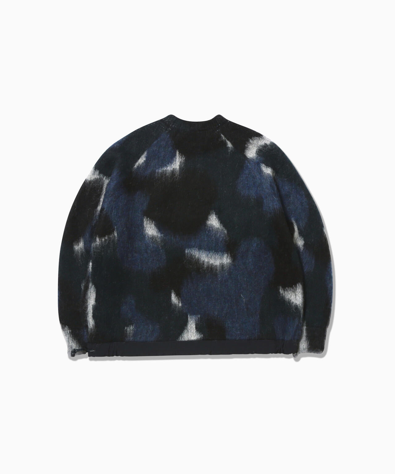 mix color shaggy knit sweater | and wander（アンドワンダー