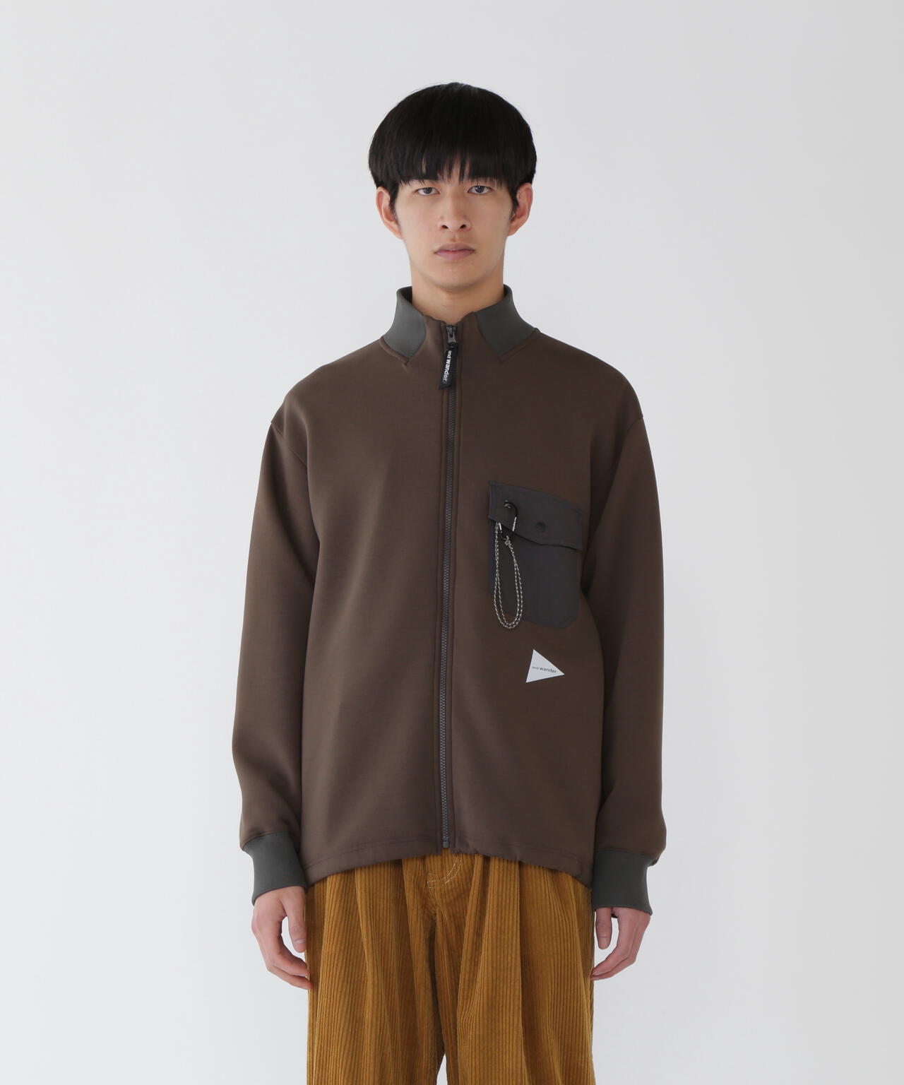 airy warm full zip | and wander（アンドワンダー） ｜【公式】通販