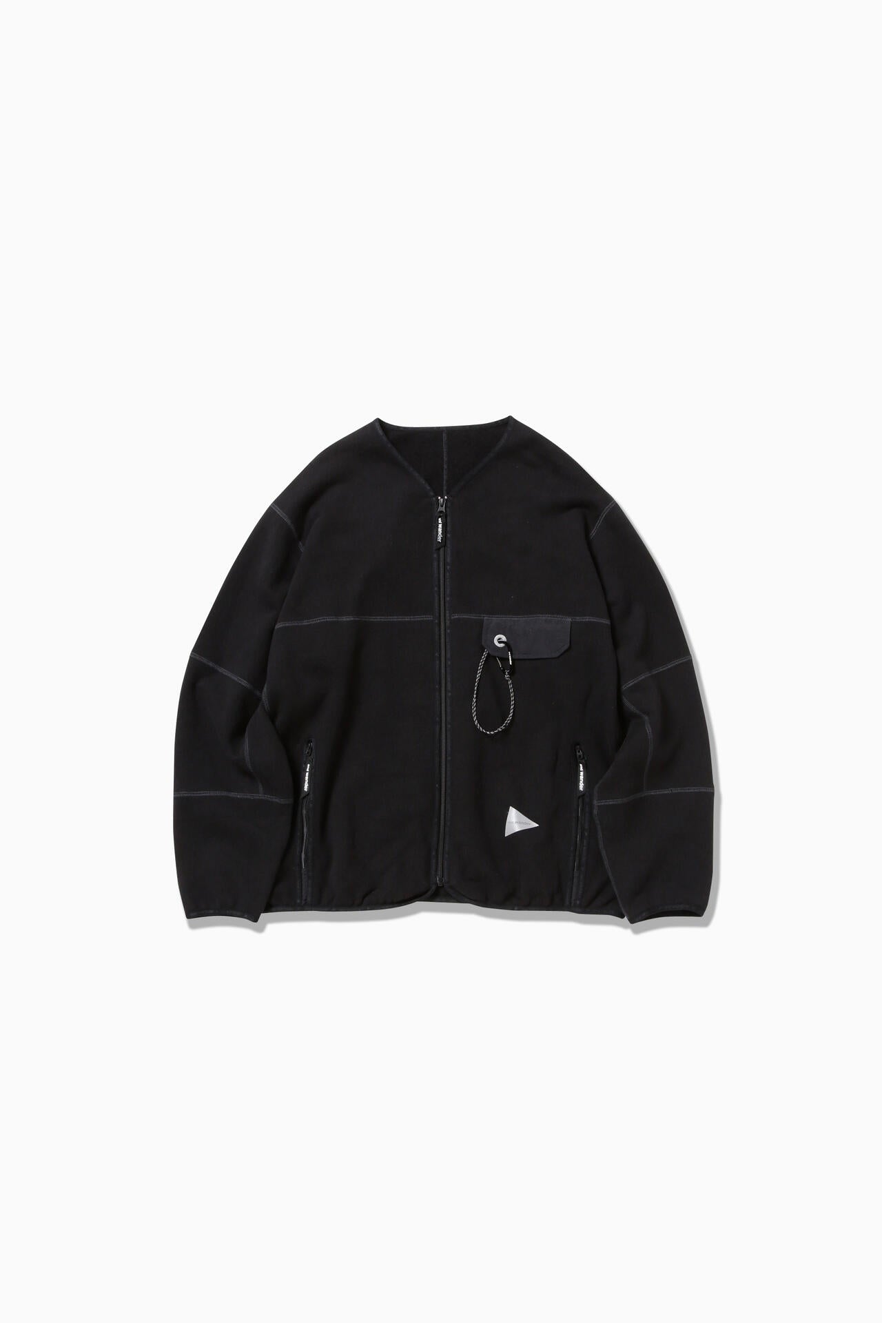 美品　アンドワンダー　カーディガン　3 美品 アンドワンダー カーディガン 3 and wander】vent cardigan