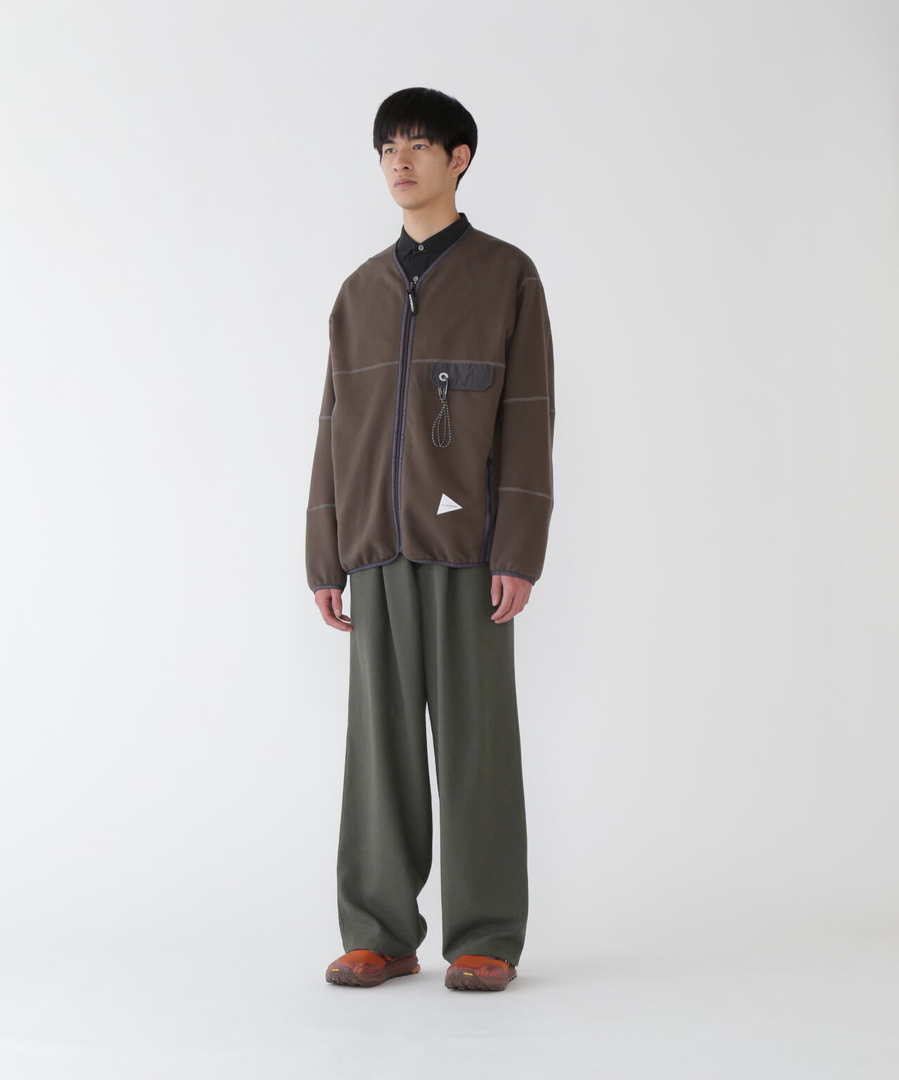 sweat cardigan | and wander（アンドワンダー） ｜【公式】通販