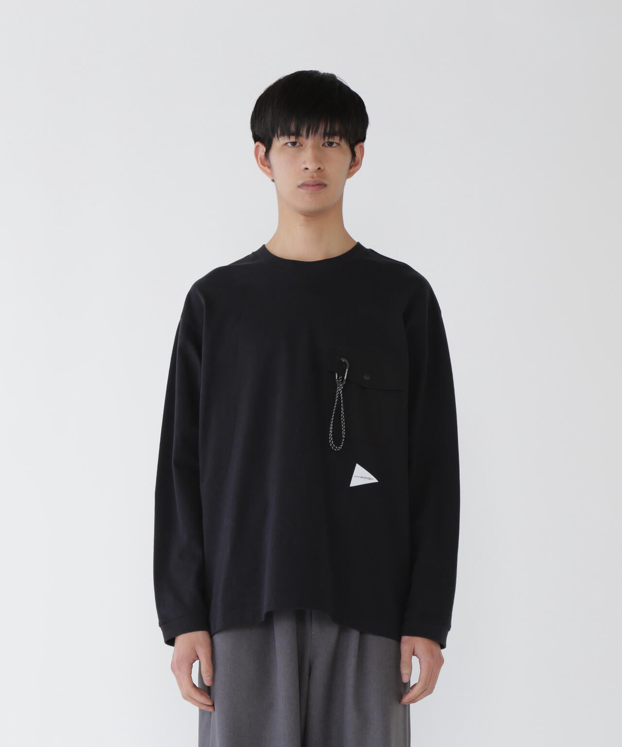 heavy cotton pocket LS T
