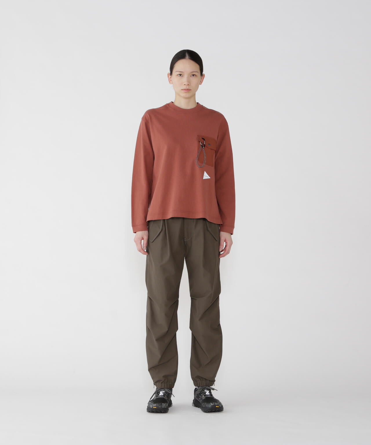 heavy cotton pocket LS T