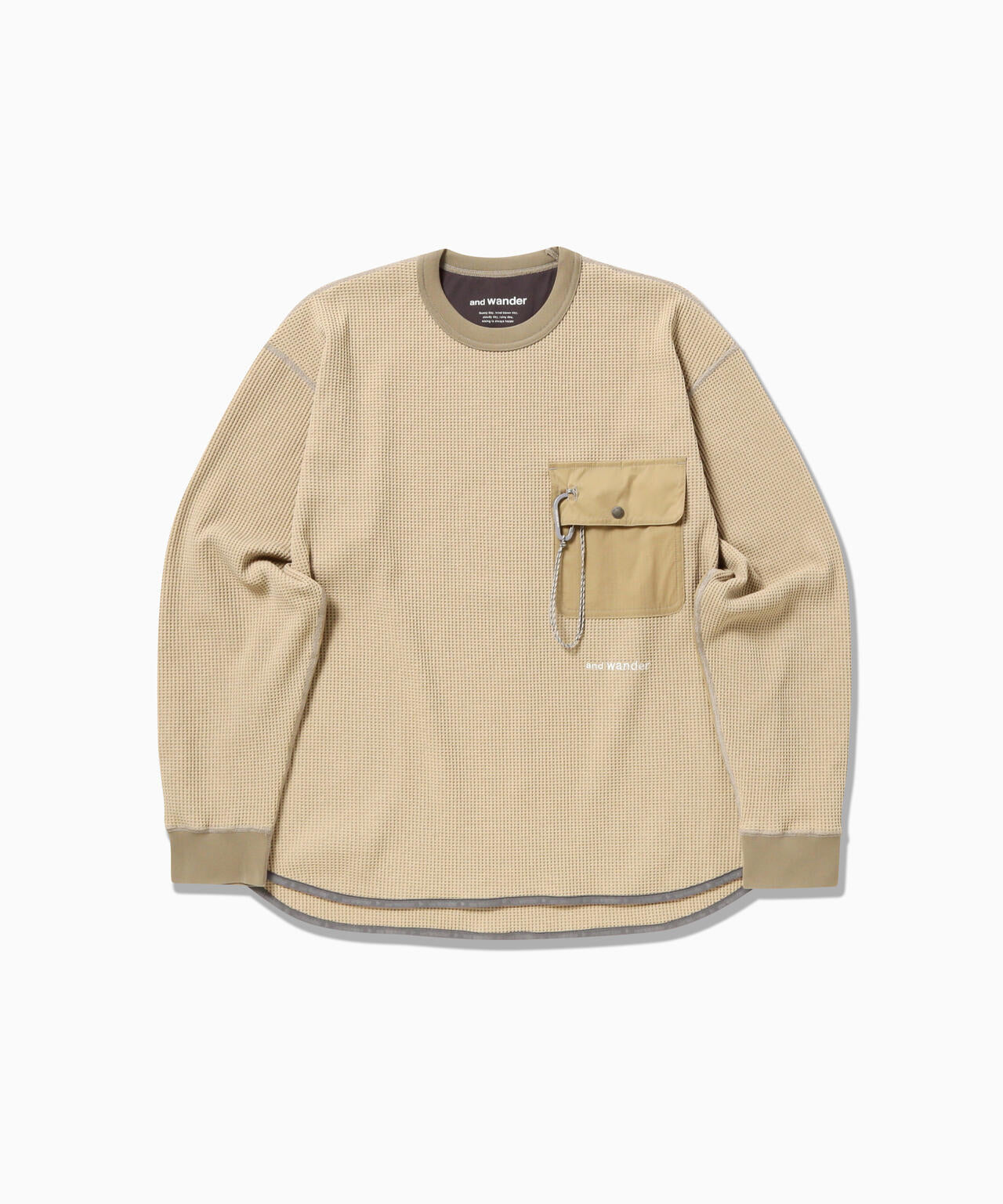 PE waffle long sleeve T